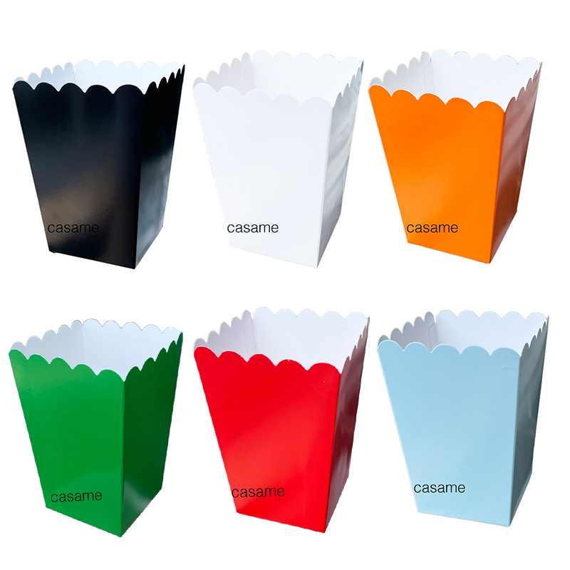 Food Snacks For Christmas - 12 stuks papier snoep kartonnen popcorn