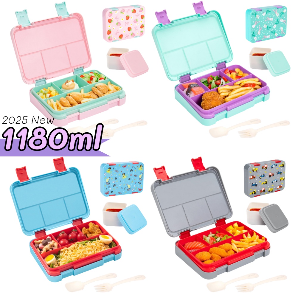 Food And Snacks For Picnic - 40oz Cartoon Patroon Bento Lunchbox Set