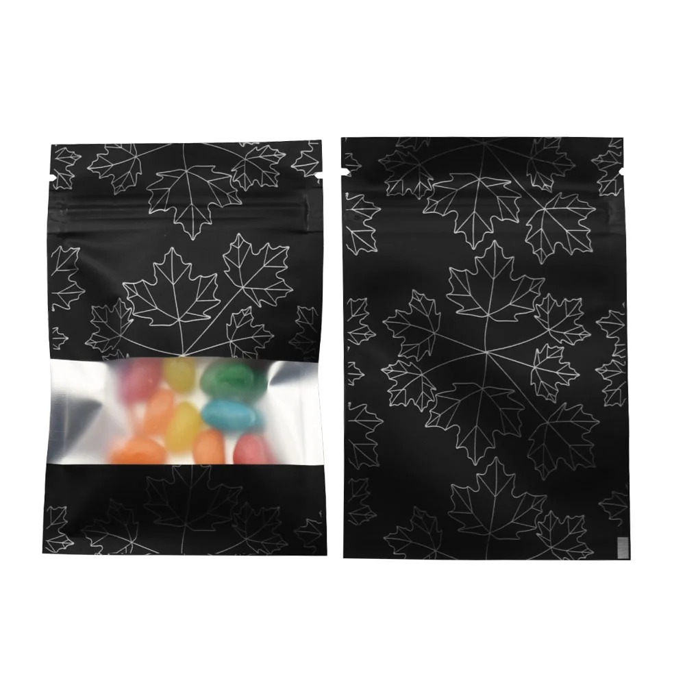 Food Snacks For Christmas - 100 Stuks Zip Lock Mylar Folie