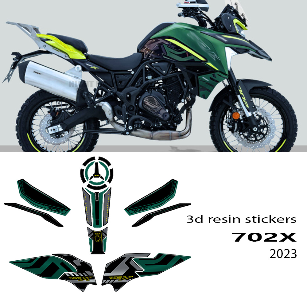 Food X - 3D Sticker Trk702x Motorfiets Accessoires 3D
