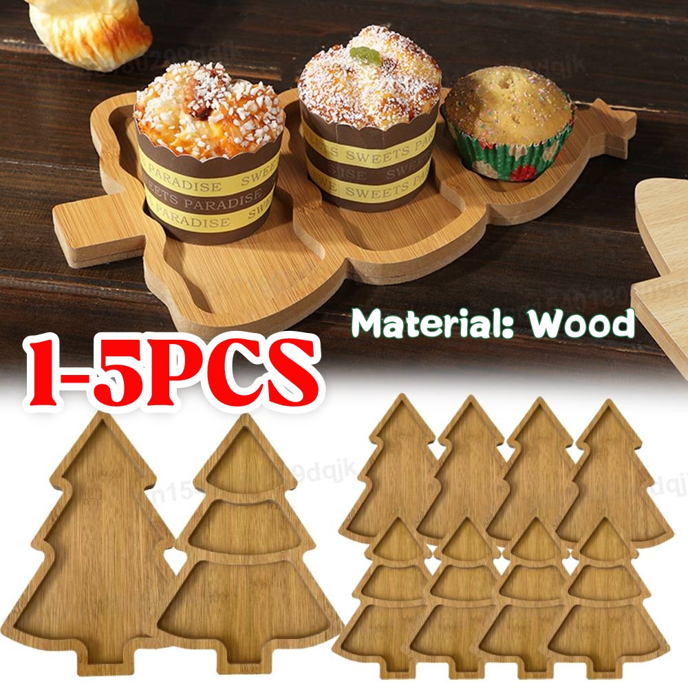 Houten Kerstboom Bord Dienblad - Food Snacks For Christmas recensie en prijs