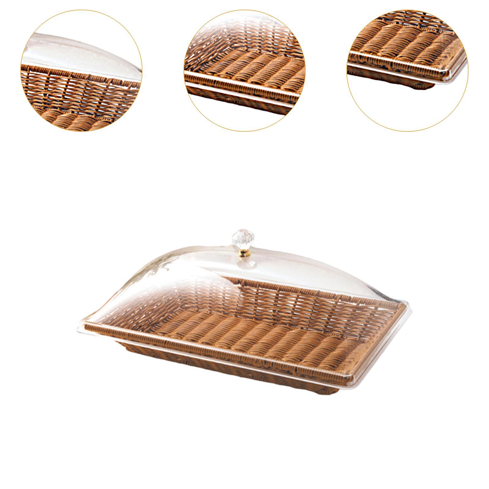 Imitatie rotan geweven broodma - Food And Snacks For Picnic recensie en prijs